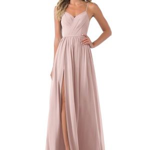 Azazie NWT dusty rose cora bridesmaid dress